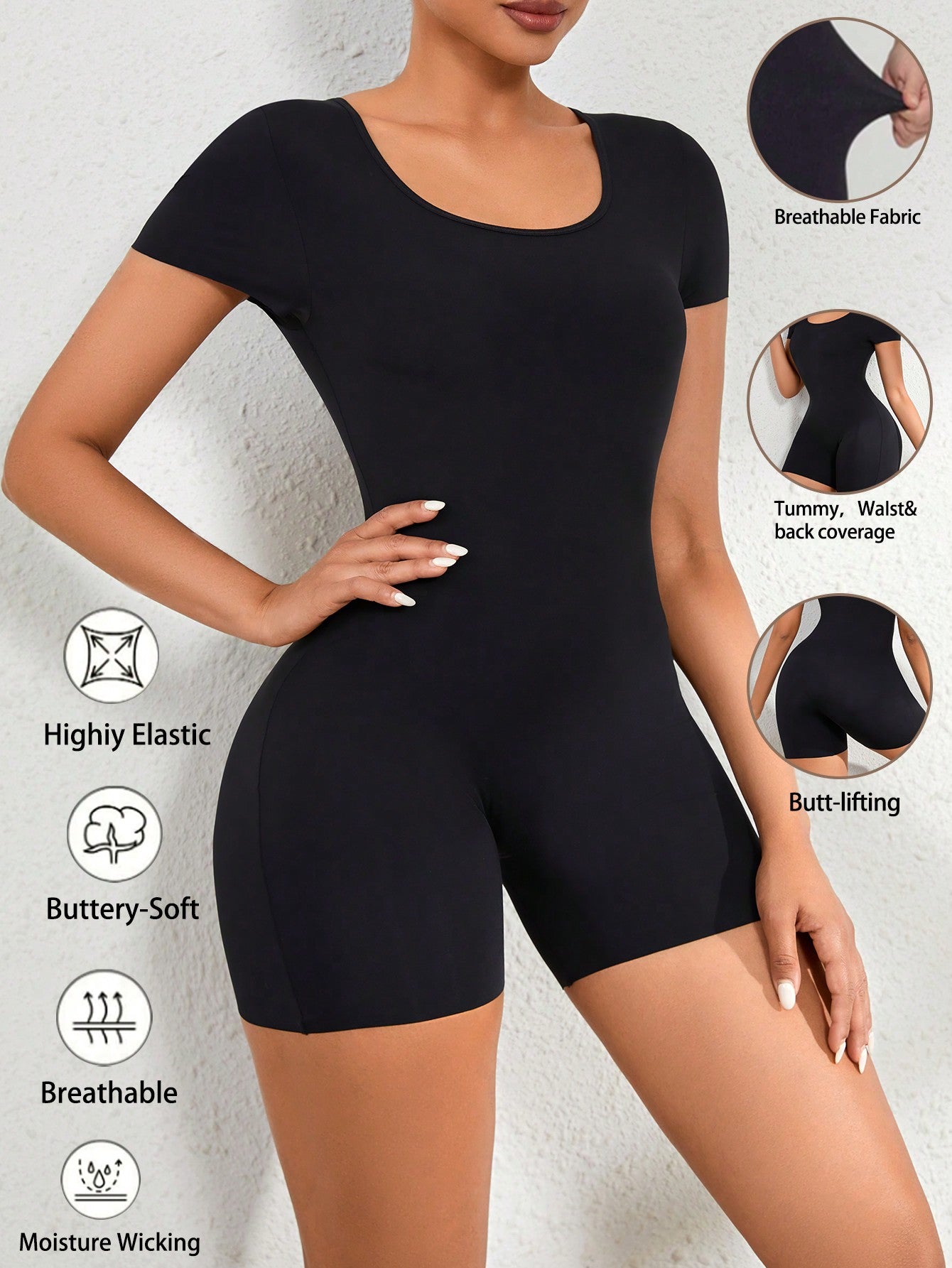 One-piece body shaper, waist and hip lifting body shaper, postpartum waist shaping body shaper, tight body shaper for women