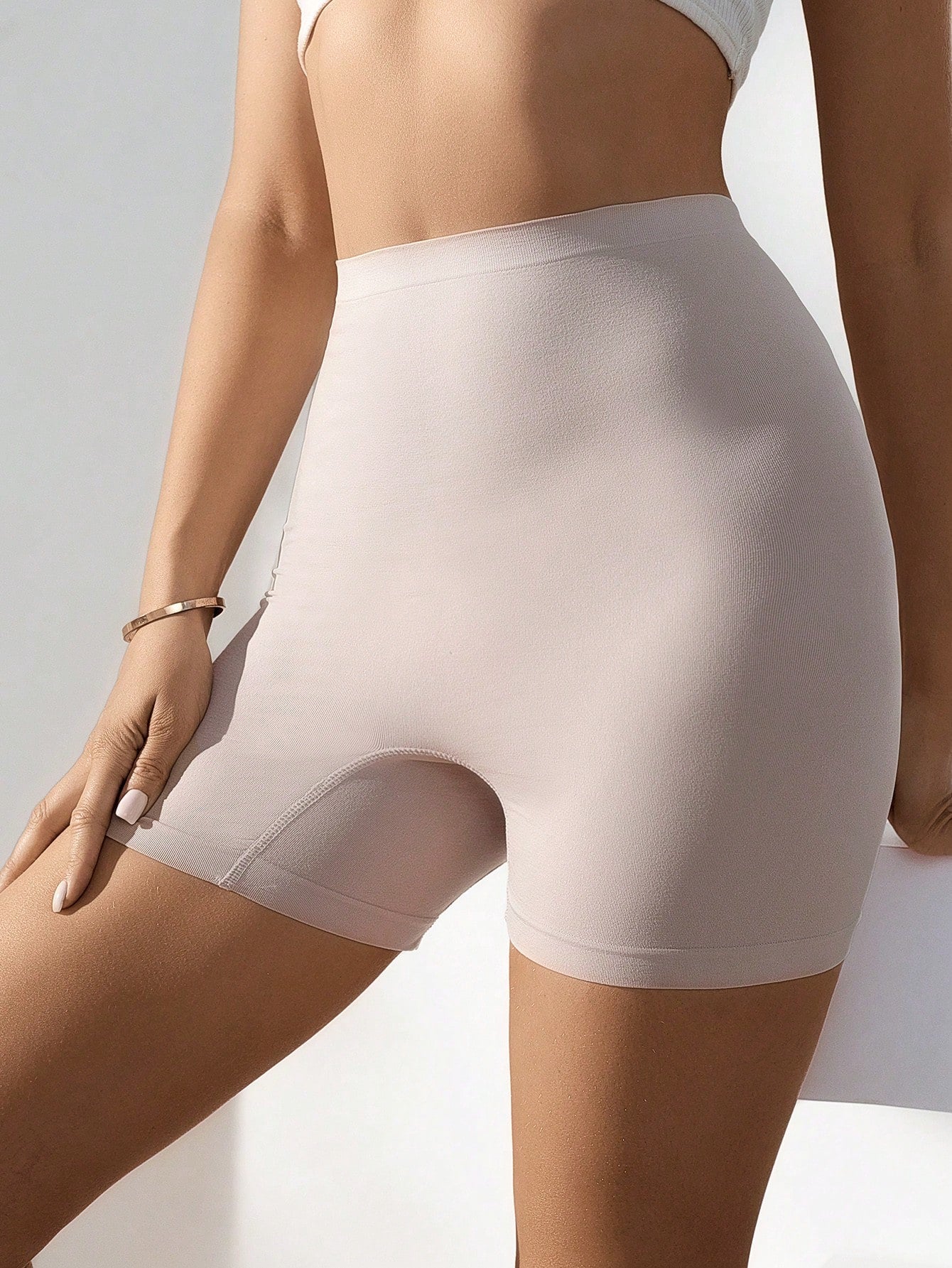 Women Underpants High Elasticity Women Boxers Sports Jogging Butt Enhancer Solid Color Stretchy Sports Butt Lifter Lady Clothing