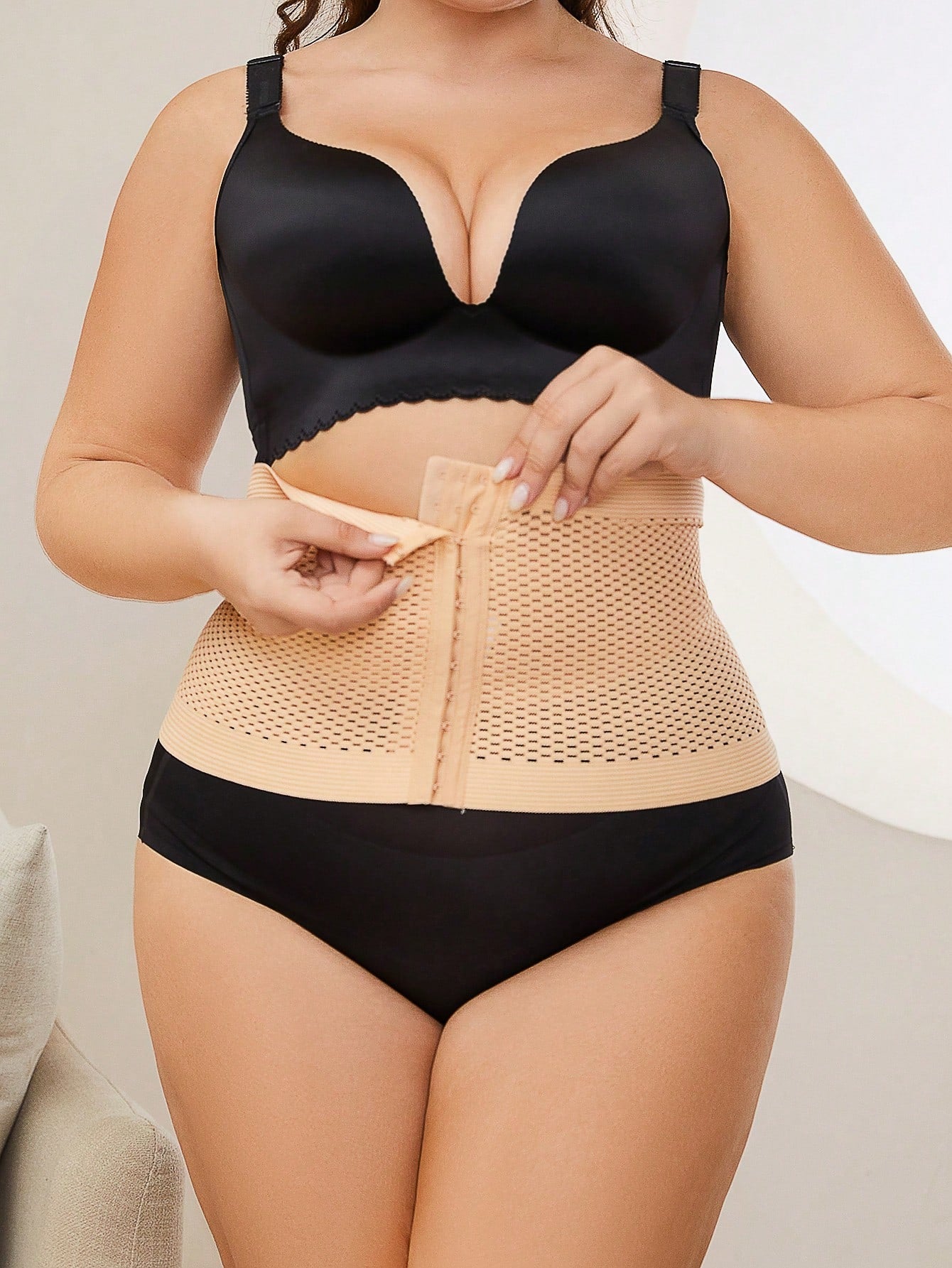 Plus size  Shape Waist Trainer Shapewear Body Shaper-Tummy Waist Control