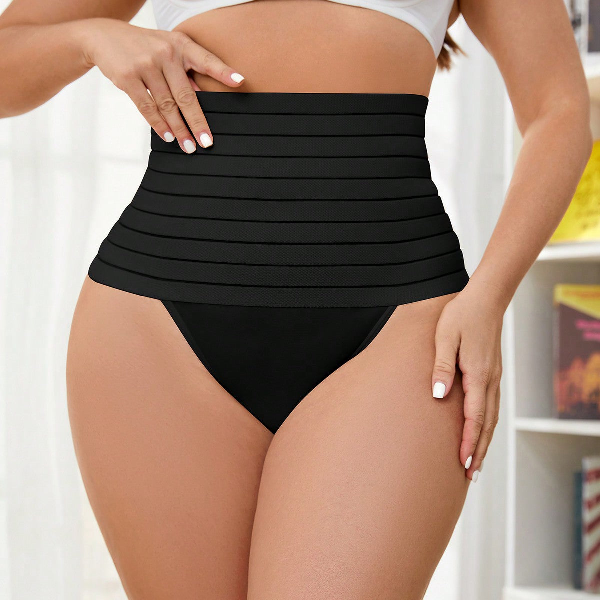 High Waist Women Body Shaper Briefs Tummy Control Cotton Panties Panty Knickers Underwear Underpants Shapewear